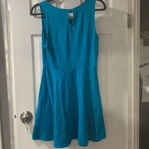Blue skater dress | summer dress | date night dress | simplicity